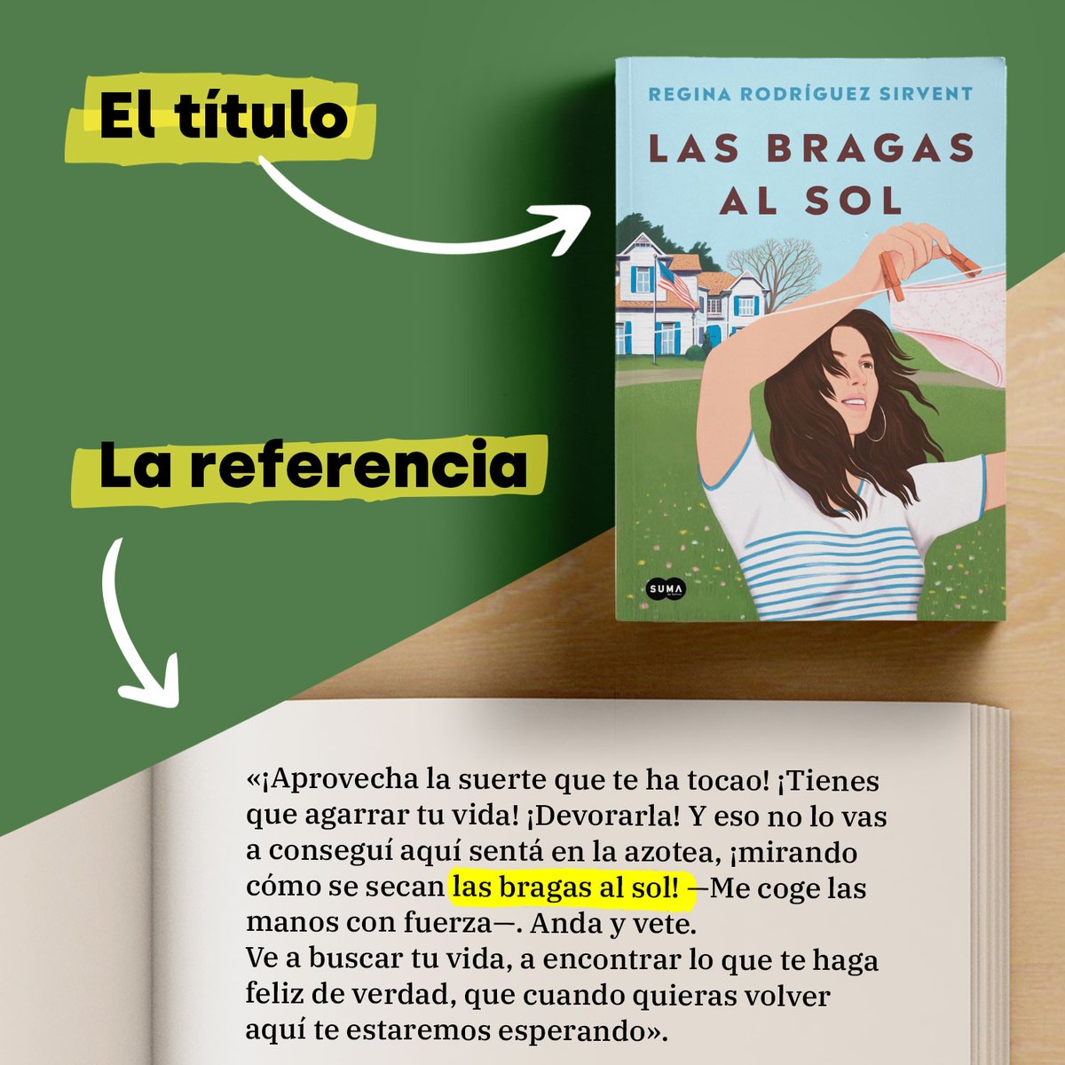 Penguin España 🐧📚 on X: «Las bragas al sol» de Regina Rodríguez Sirvent  @holasoclaregi debe su nombre a esta frase del libro. 👇🏽 Tienes más  información sobre este fenómeno de ventas, aquí