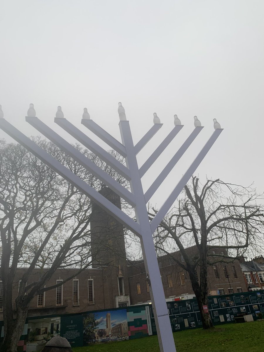 Well, happy to have just helped put up a menorah in my London hometown to celebrate Hanukkah. A shame one man thought it right to scream at us about how we’re celebrating killing Palestinians and should be ashamed of ourselves. I guess these are those “community tensions”