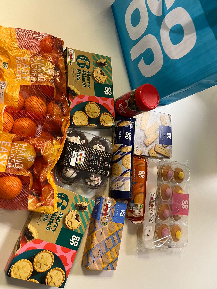 Both myself &amp; <a href="/IanYoun79822819/">Ian Young</a> attended the Community Cafe Lunch &amp; brang along two <a href="/coopuk/">Co-op</a> Goodie Bags full of treats, festive goodies, tea, coffee &amp; useful kitchen cleaning products such as washing-up liquid which will be used at the weekly Community Cafe Lunches #ItsWhatWeDo 🎁