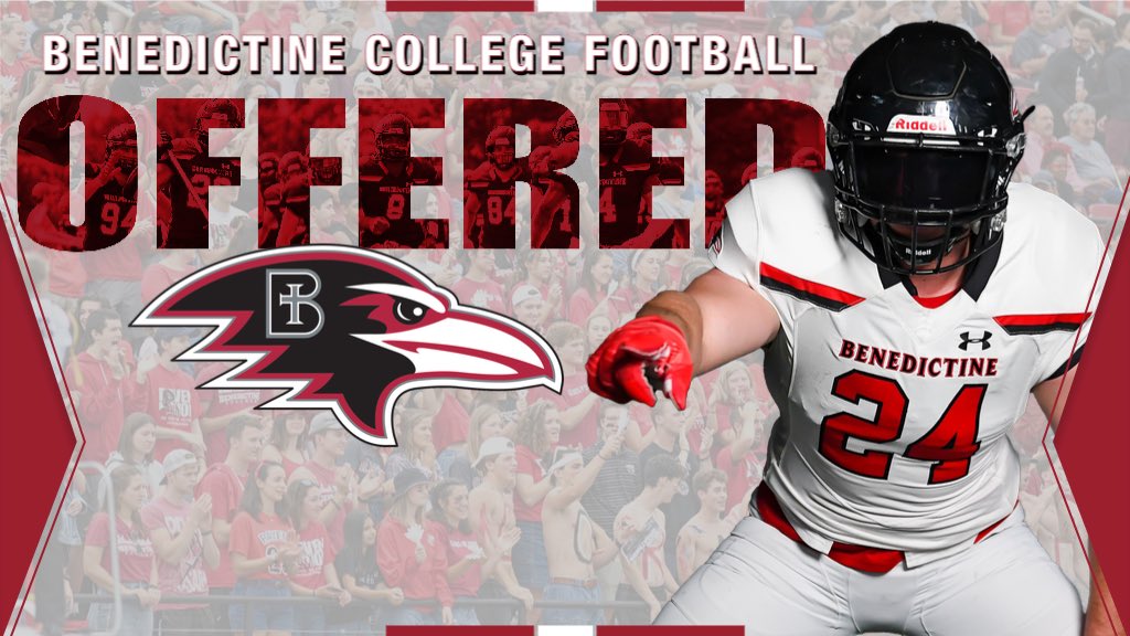 Patrick Fallon (@patrickfallon77) on Twitter photo Blessed to receive an Offer to further my Football and Academic Career at Benedictine College! @CoachKoch_BC <a href="/BenedictineKS/">Benedictine College</a> <a href="/LarryWMcrae/">Coach Larry McRae</a> <a href="/CoachLWig/">Lee Wiginton</a> Blessed to receive an Offer to further my Football and Academic Career at Benedictine College! @CoachKoch_BC <a href="/BenedictineKS/">Benedictine College</a> <a href="/LarryWMcrae/">Coach Larry McRae</a> <a href="/CoachLWig/">Lee Wiginton</a>