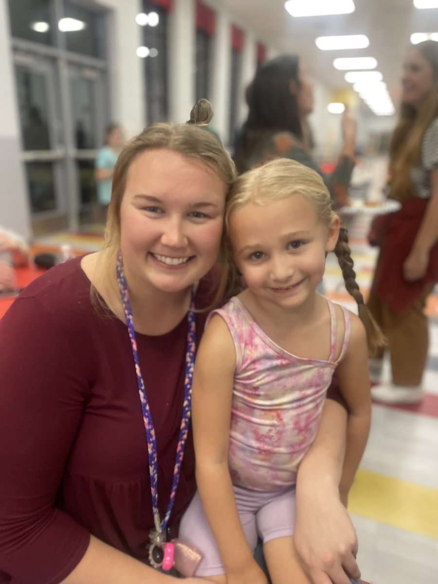 Thankful for a teacher to love on and bring my little girl out of her shell. She loves her some Ms. Cothron 💕✨ #herveryfirstteacher