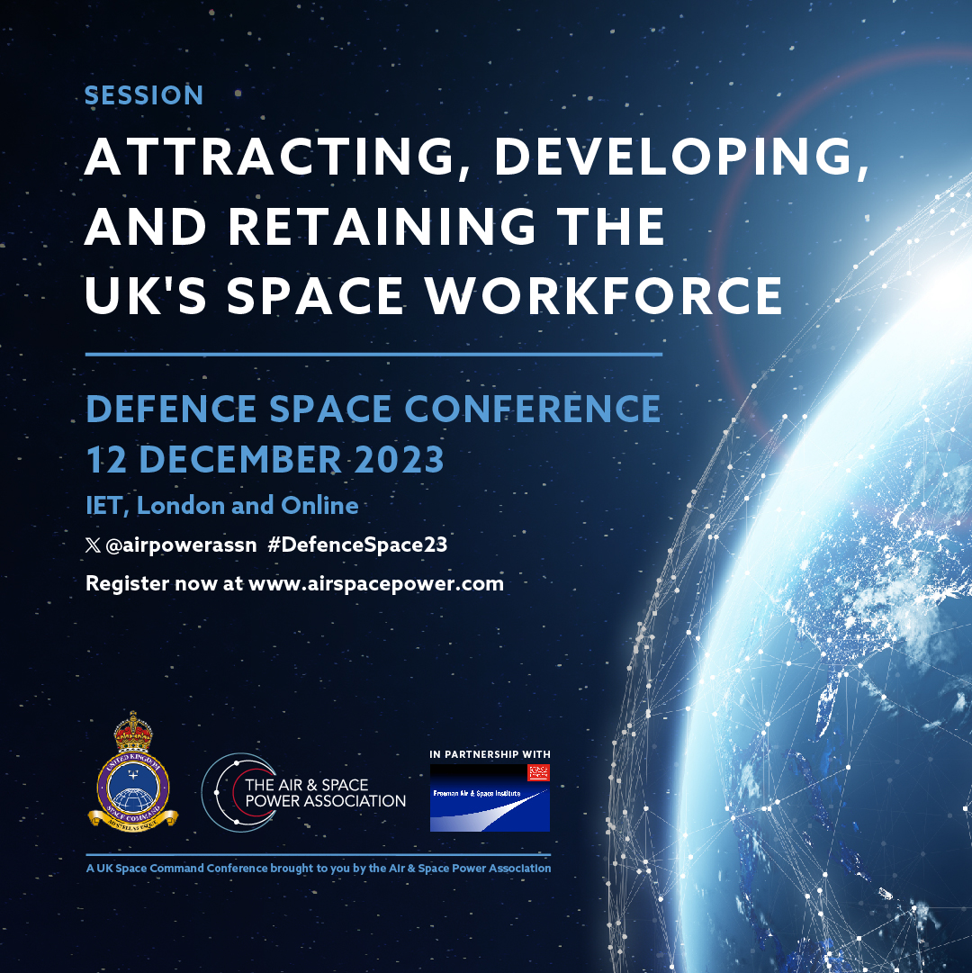 Space is vital to our everyday lives and developing a highly skilled space workforce is critical to the UK's future prosperity and security. How can the space sector attract the best talent and what skills are needed? Only a week to go to #DefenceSpace23. bit.ly/44B5lCv