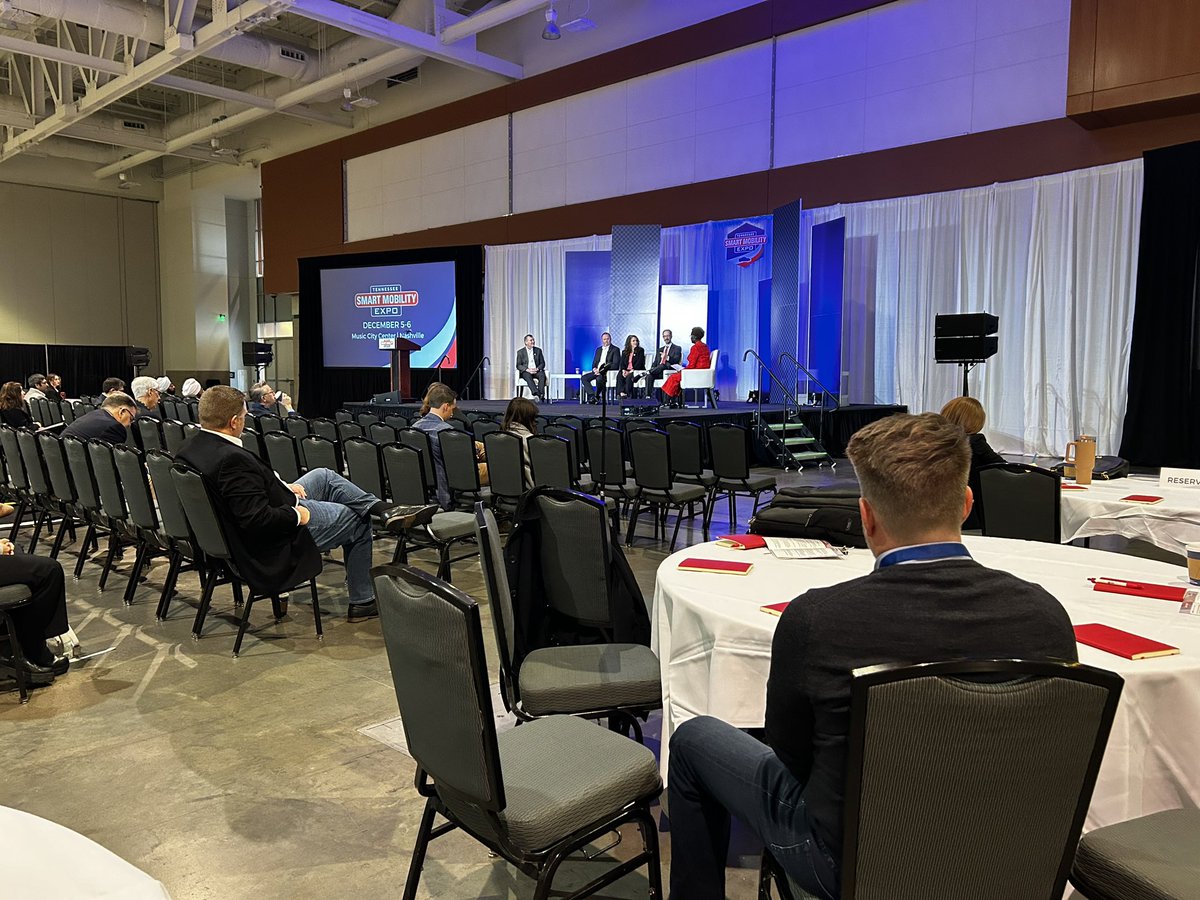 Starting out Day 1️⃣ at <a href="/TennSMART/">TennSMART</a>’s Smart Mobility Expo: 

Discussing traffic and smart mobility enhancement in cities throughout Tennessee with <a href="/freddieoconnell/">Freddie O’Connell</a>, <a href="/MayorKincannon/">Mayor Kincannon</a>, John Lancaster, and <a href="/ESchmidt_CHA/">Erik Schmidt</a> with <a href="/Chattanooga_gov/">City of Chattanooga</a>

#smartmobility #tennessee