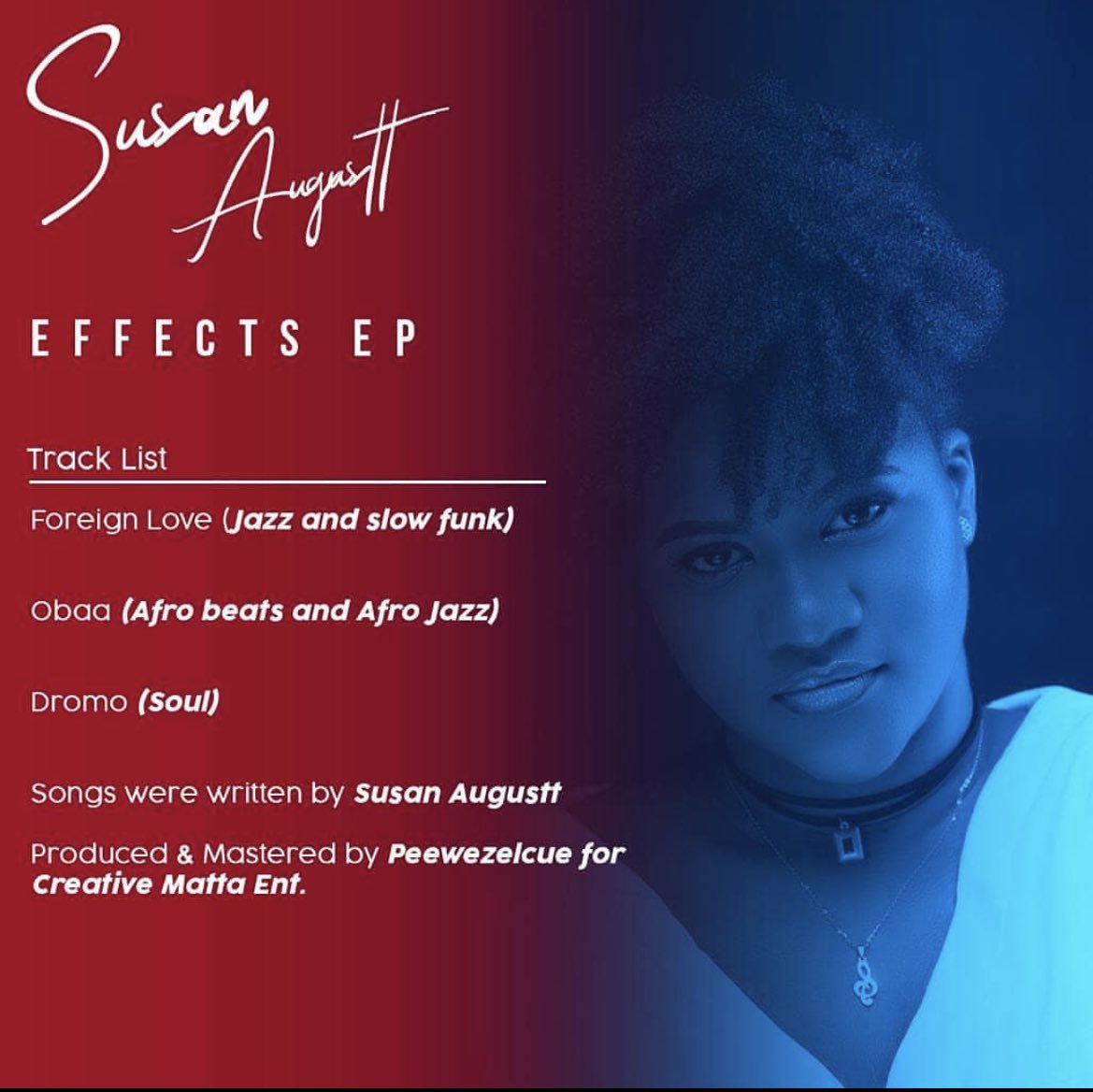 susan_augustt's tweet photo. @MuandaMusic @spoonar @snypa_CFC @StephanieBLive @RoselPomaney @aduhemaa_01 @QueenAyorkor @naa_aiko @ReggieRockstone @KiDiMusic @DOdadier @OdadierMusic @datt_pi @AntiqueLemonade @AfricanRegent 2019 ,I released my first ever project Effects E.P.  under @CreativeMatta.
I worked with @Westcoastebusua and @peewezel 

With help from @jeffreyarthur77 , I organized a concert at Zen Garden

PS: Did my own research , registered on distrokid and released it myself. https://t.co/vApC7eG8g0