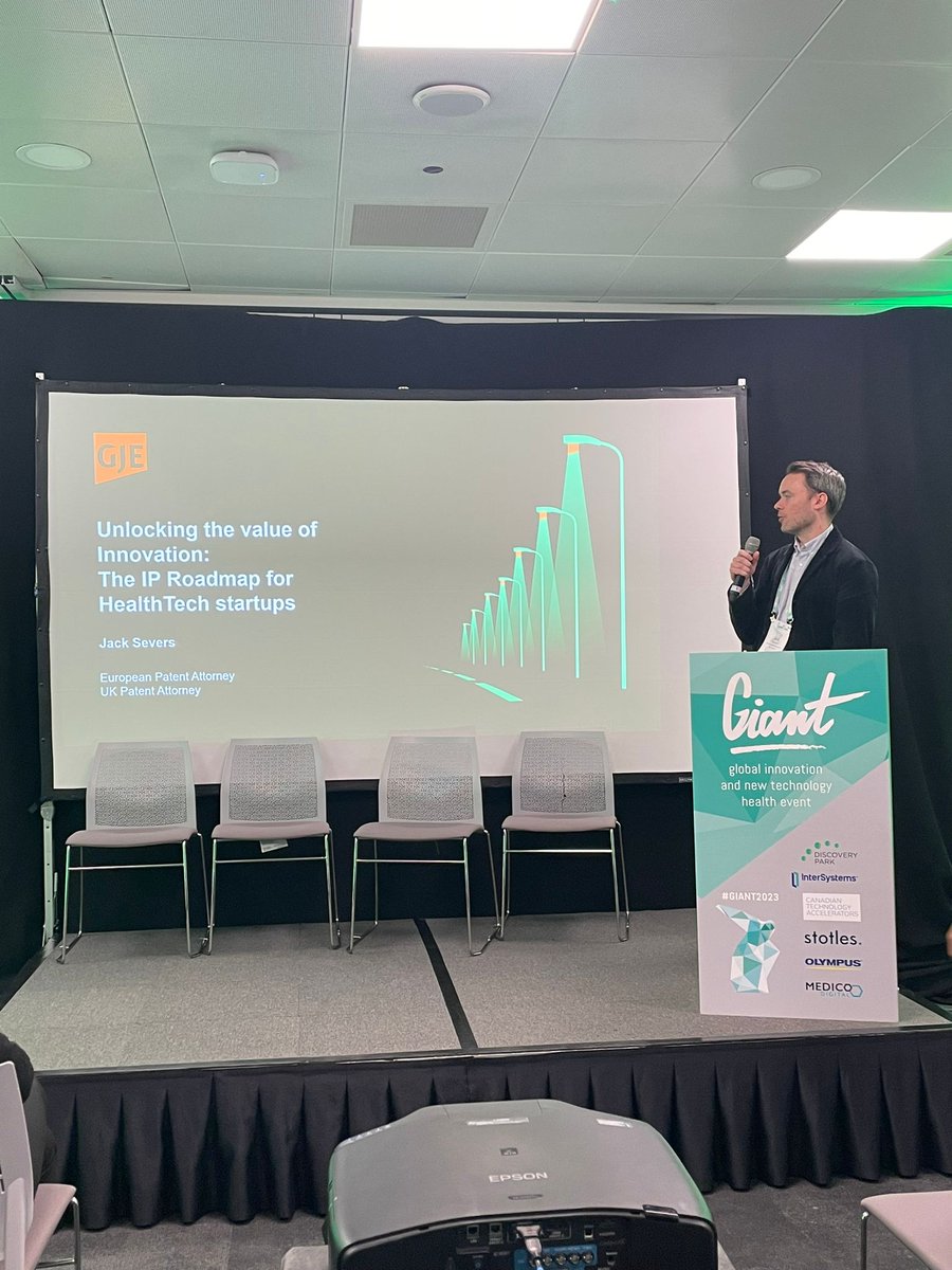 📣👉Join <a href="/GJE_llp/">Gill Jennings & Every</a> Senior Associate and European and UK Patent Attorney, Jack Severs at the Future Hospital Show #GIANT2023 for his talk “Unlocking the value of Innovation: The IP Roadmap for HealthTech #startups”.

#Digitalhealth #healthcare #healthtech #innovation #event