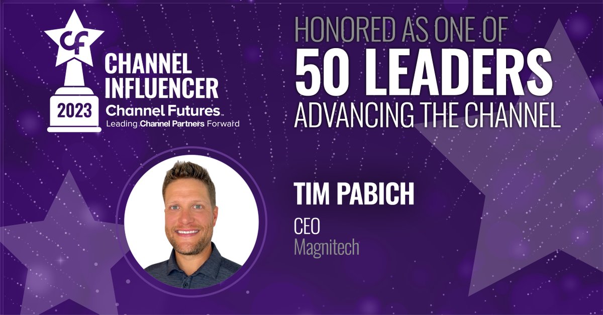 Today we celebrate ⭐ Tim Pabich, one of our 50 #ChannelInfluencers of 2023 - celebrating leaders driving growth and innovation in the #technologychannel >> spr.ly/6011PDawF