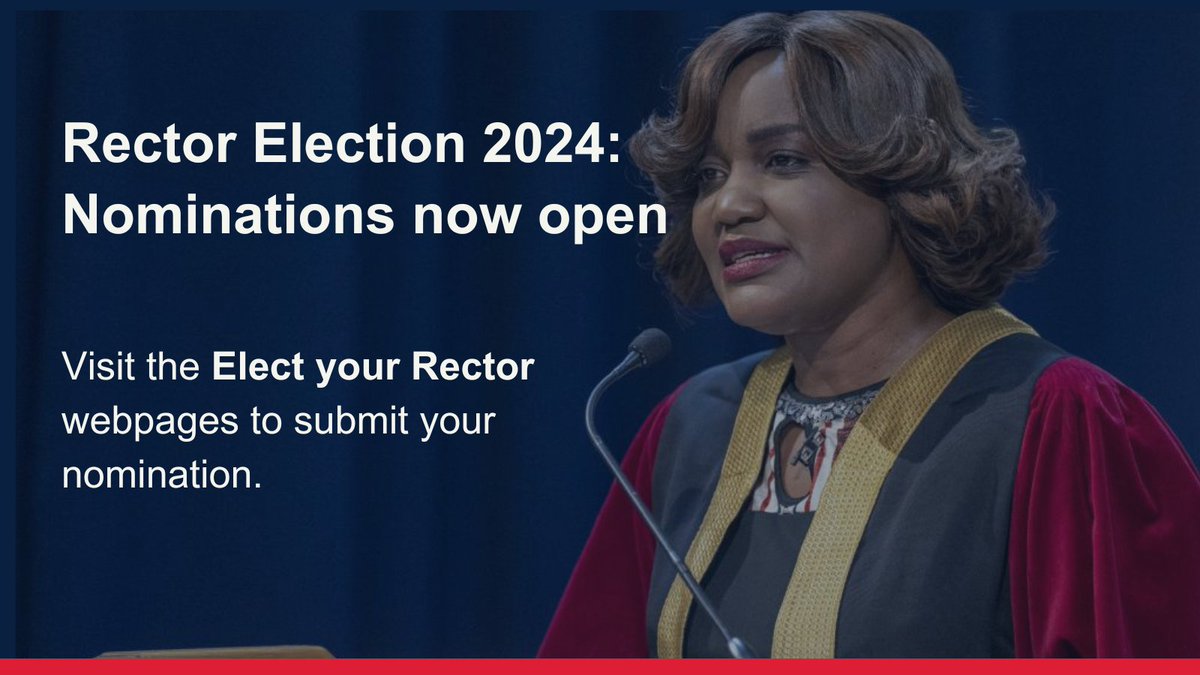 Nominations have now opened for the position of University Rector. The University Rector plays an important role in our University’s governing body, University Court. Students & staff are invited to find out more & nominate a candidate ➡️ edin.ac/46Ilc2T