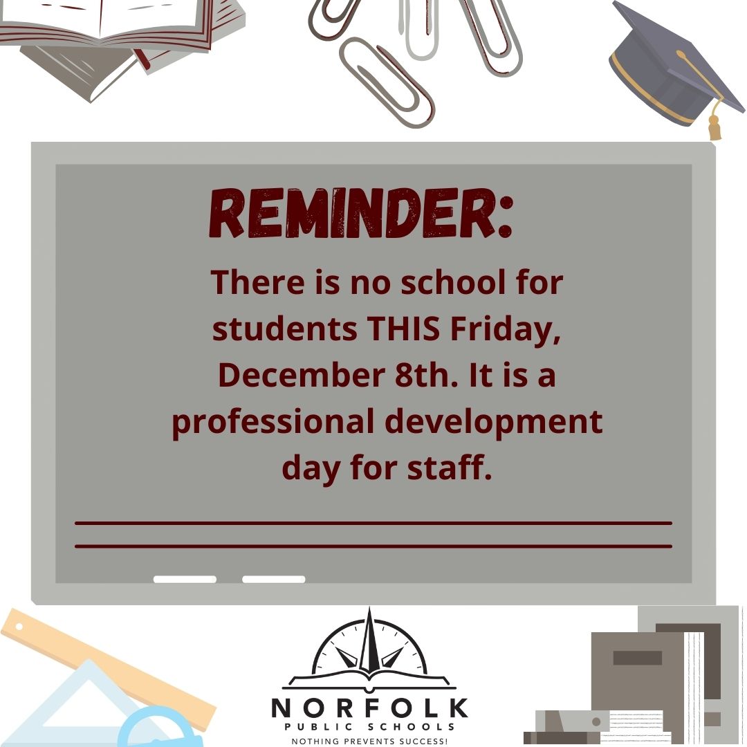 Remember there is no school for all students this Friday! #npspanthers