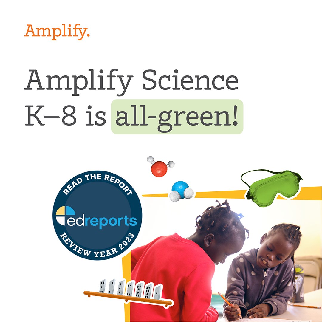 Amplify on X: ✓ Amplify Science has earned an “all-green” rating from  EdReports! These ratings indicate that our curriculum meets expectations  for every evaluation gateway of the EdReports review.⁣ ⁣ 👀 Take