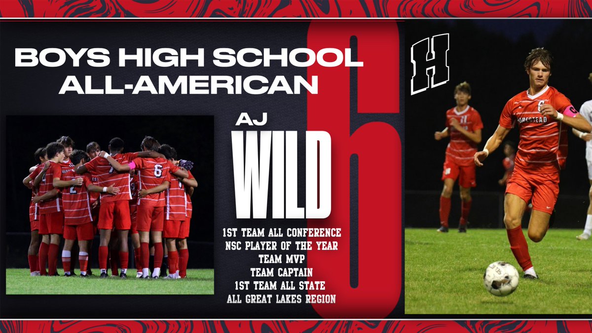 HomesteadSoccer's tweet photo. What an amazing season for AJ Wild -
A student athlete who certainly embodies what it means to be a #mightyhighlander Congrats AJ! https://t.co/gys4t5YaXP