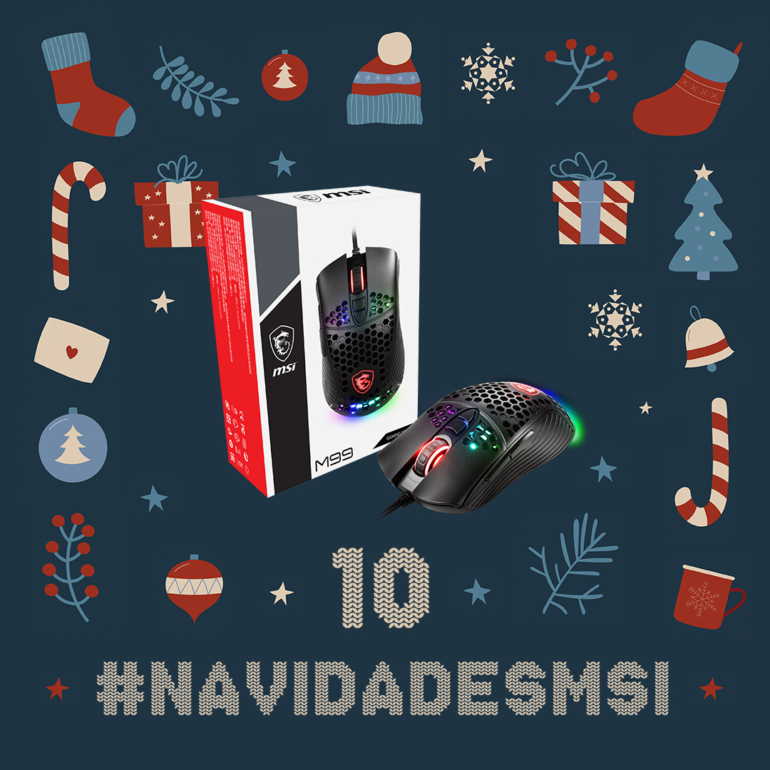MSI_ES's tweet image. 🔥S O R T E O🔥
🚨Día 10: Ratón MSI M99🐉

Para participar
1) comentar #NavidadesMSI
2) seguir  @MSI_ES +RT🔁

Cuantas más veces comentes con #NavidadesMSI más posibilidades😉

Mañana otro sorteo😎