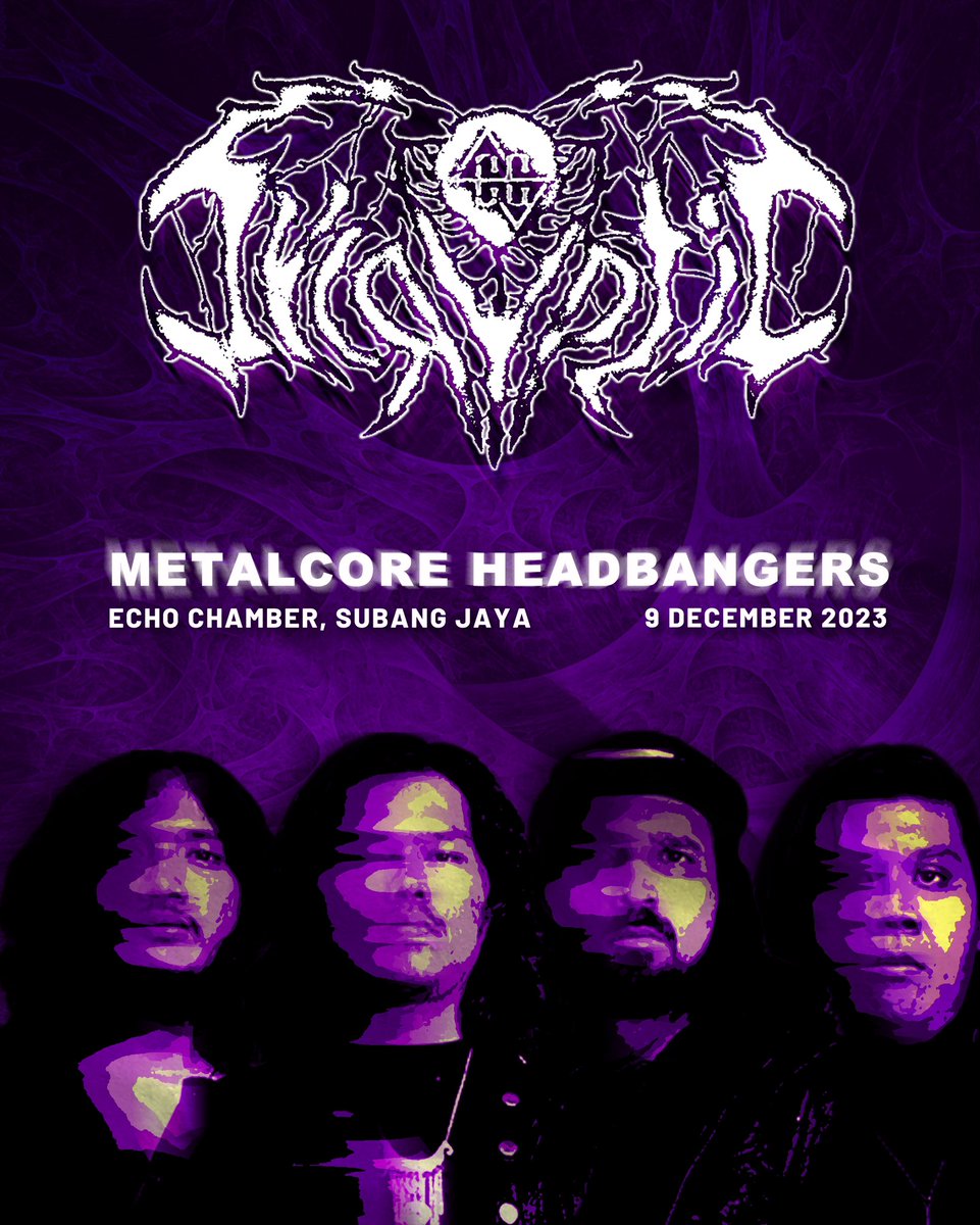 cycrypticult's tweet photo. ร Worshiper,
Weโll see you this saturday on December 9,2023 live in Echo Chamber, Subang Jaya for Metalcore Headbangers.
we are gather for ritval.
#cycryptic #makanbudak #newalbum https://t.co/Fvy3fkhdP2
