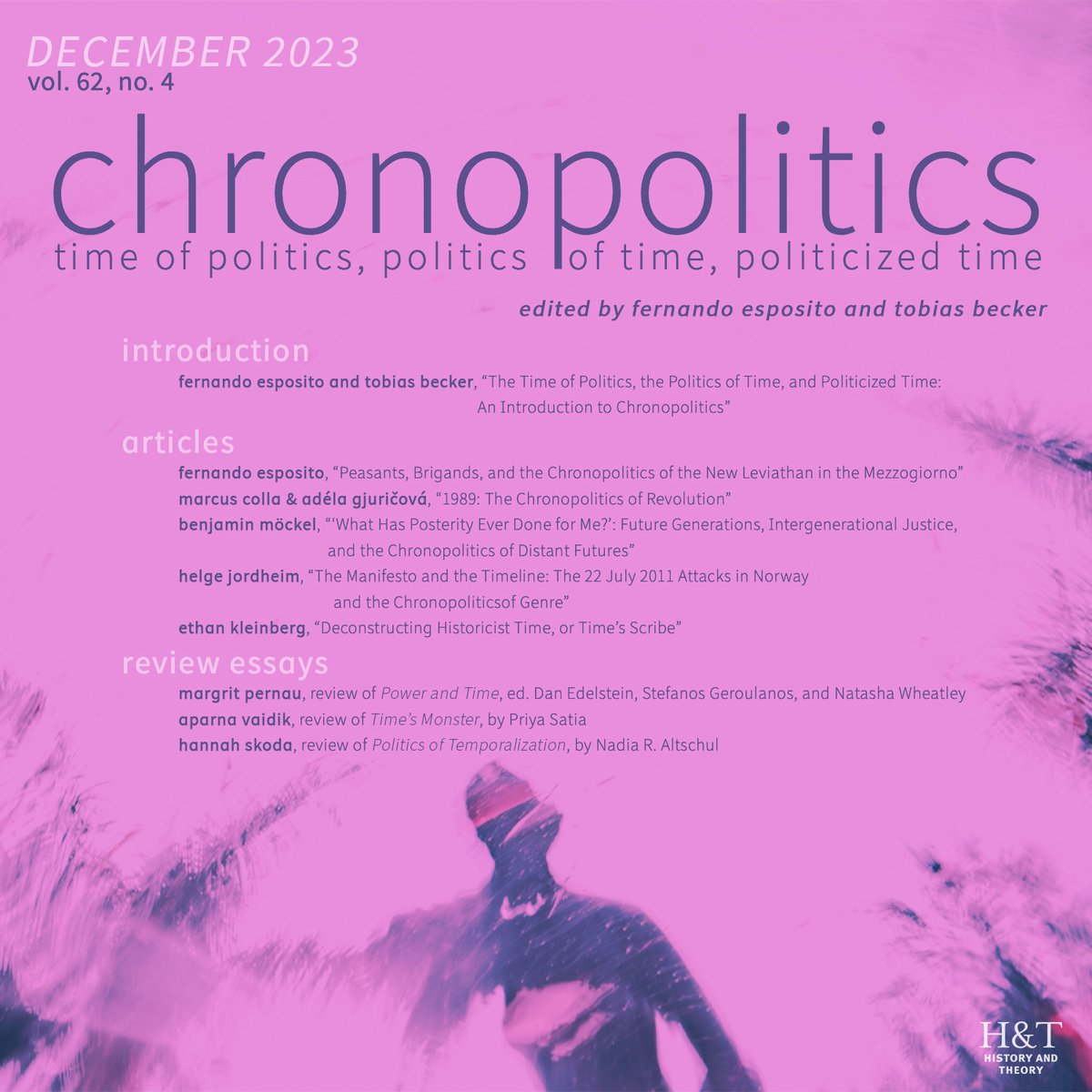 Our December 2023 issue is out now! 🎉 This theme issue, 'Chronopolitics: Time of Politics, Politics of Time, Politicized Time,' was edited by Fernando Esposito and Tobias Becker. Read it here: onlinelibrary.wiley.com/toc/14682303/2…