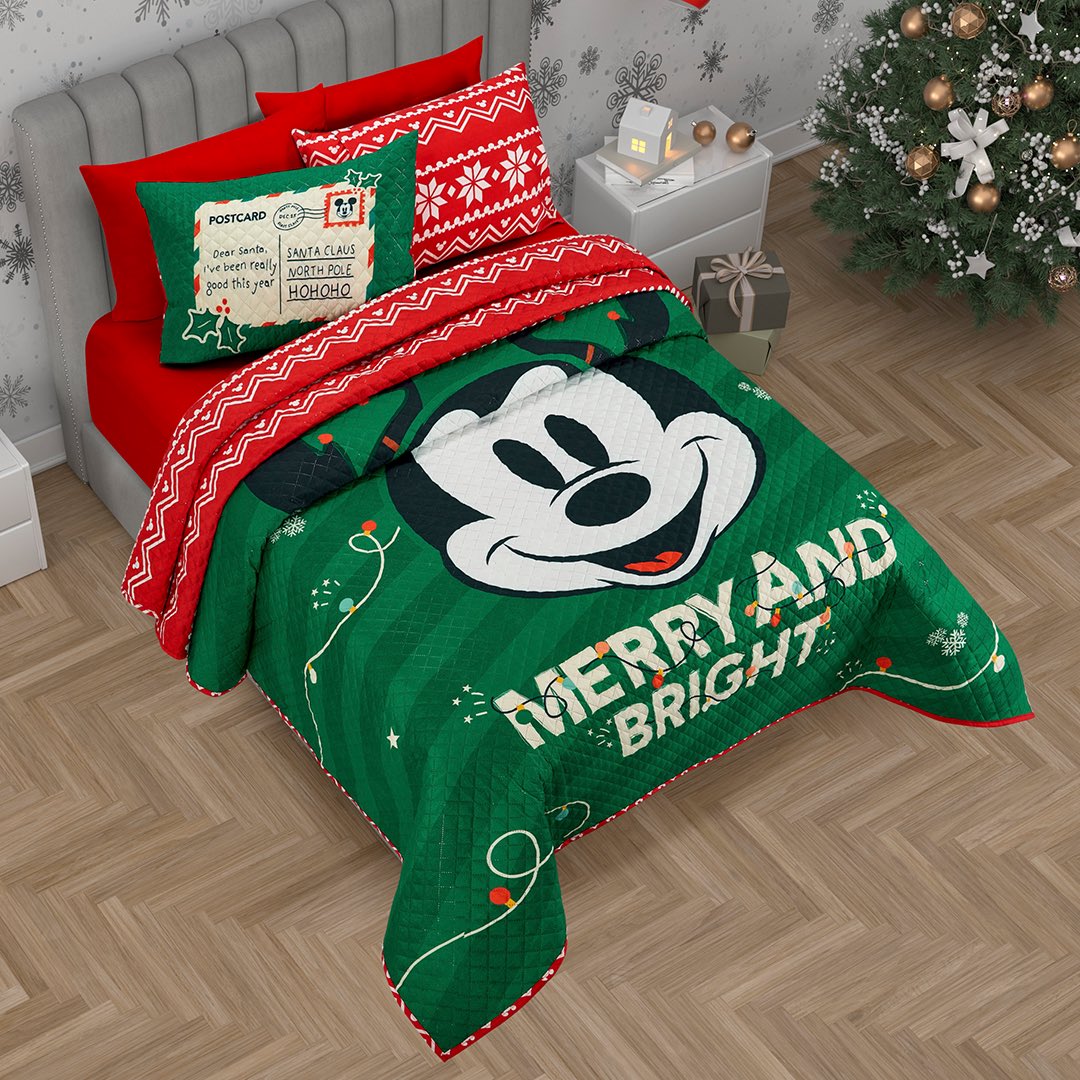 providenciacob's tweet photo. Encuentra en nuestra colección especial toda la Magia de la Navidad 🎄🎅🏻✨

Disponibles en Proviamiga, Mercadolibre y Amazon. 
 
#edredon #cobertor #navidad #disney https://t.co/75ubGVDU2J