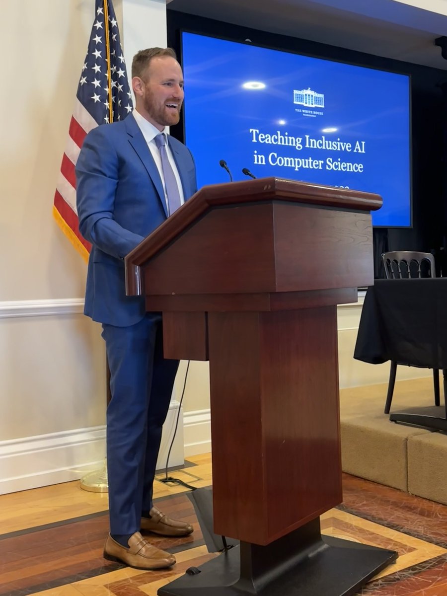 To celebrate #CSEdWeek, @jakebask shares how his experience as a CS teacher was influenced by @csteachersorg, @exploringcs, and @NSF. He stresses, “We have to teach the foundations of AI within CS, ensuring students become innovators and creators.”