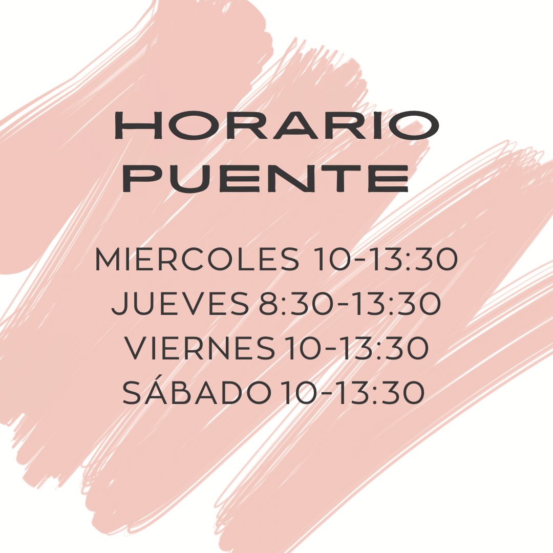 Os dejamos por aquí el horario de los próximos días, aquí os esperamos!