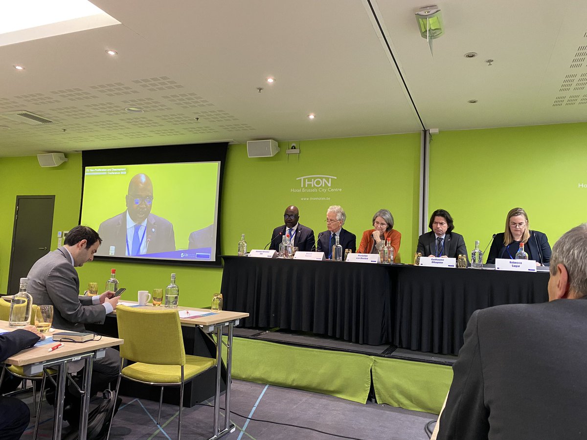 YitongEtonLin's tweet photo. @MJvanDeelenEU @eu_eeas🇪🇺 chaired the panel on #armscontrol and global power dynamics, started with 🇺🇳Adedeji Ebo @UN_Disarmament who talked about trust within states and the role of non-state actors in non-proliferation .#EUNPDC @EU_NonProlif @IAIonline. https://t.co/v30trZ8BFx