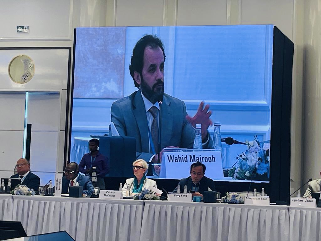 WahidMajrooh's tweet photo. Insightful discussions in Doha, Qatar at the WHO Executive Board informal Meeting, delving into critical areas “Governance, Strategic matters, Budget, and Finance.” Collaborative efforts for a healthier world. #WHO #GlobalHealthStrategy #HealthForAll #HealthEquity #Afghanistan https://t.co/6EvirRlTzu