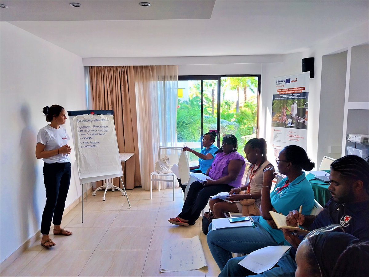 PIRAC_CRF's tweet photo. 6 National Societies from the Caribbean gathered with PIRAC & @IFRC_es in Saint-Martin 😊
🎯Goal : build a regional awareness campaign on disasters risks and climate change impacts on #READY360 program territories.
▶️More info : https://t.co/ELBjQBfimO https://t.co/eWvhMuo5qU