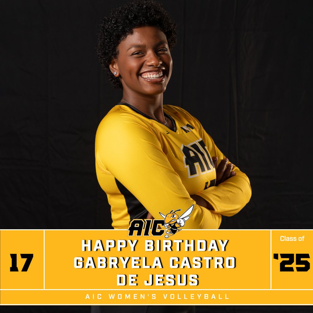 It's another special birthday! Today we celebrate with Gabryela Castro de Jesus! Have a day that's as amazing as you are! 🥳🎉🎂

#AICommitted