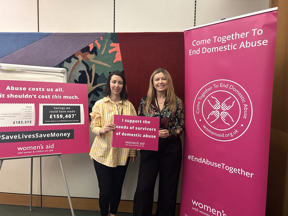 Great to celebrate #16Days in Parliament, with cross-party support for our Invest to Save research. Thank you to <a href="/carolinenokes/">Caroline Nokes</a>  and <a href="/tracey_crouch/">Dame Tracey Crouch</a> for sponsoring, and to all MPs who attended to support survivors.

Show your support, sign our open letter➡️ takeaction.womensaid.org.uk/sign-your-name…