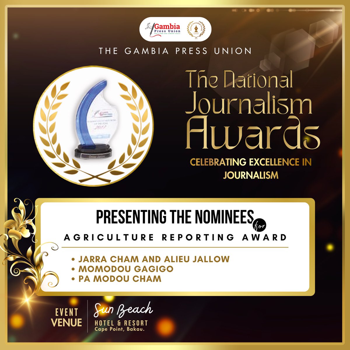 GpuAwards's tweet photo. Sow the seeds of curiosity with the Agriculture Reporting category is here
Congratulations ๐. #gpuawards #nomineereveal #agriculturereporting https://t.co/Q1VwK59Dcy