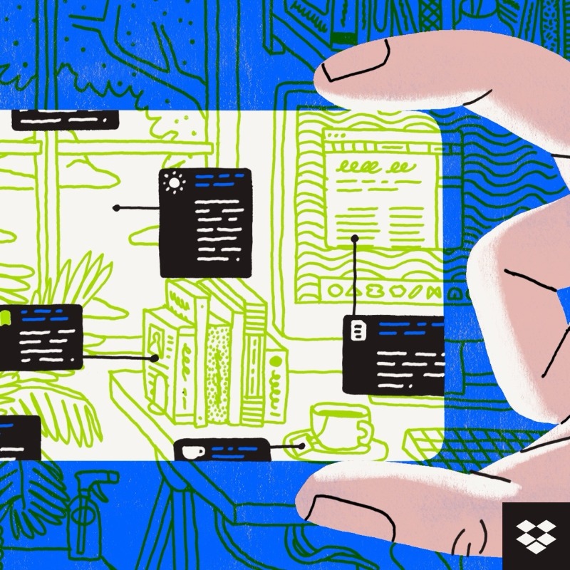 Dropbox's tweet photo. A new app from Be My Eyes uses AI to see what people with impaired vision can't. Could it help usher in a new era of accessibility at work? https://t.co/zrIXXZnIOA