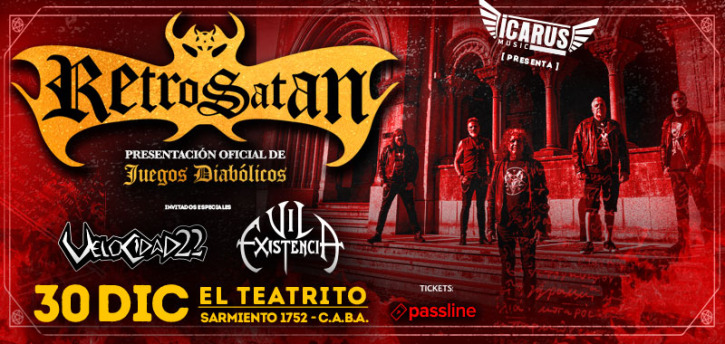 .<a href="/RetrosatanOk/">RETROSATAN</a> en el <a href="/teatrito/">Teatrito México</a>
Presentación Oficial "Juegos Diabólicos"

📅30 de Diciembre
🏯<a href="/teatrito/">Teatrito México</a> 🎭
<a href="/velocidad22/">Velocidad 22</a>  y <a href="/vilexistencia/">vilexistencia</a> 
🎟Anticipadas por Passline
passline.com/eventos/retros…
🚫+7 años con acompañante mayor