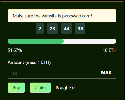 PKCCswap's tweet photo. 💰 Participate in the PKCCswap partner program-presale activity, enjoy partner dividends and get more rewards

The PKCCswap launch pad has opened $PKCC token claims.
👇
https://t.co/sKKI2VFJWi

CA:
0x4284A92471832d08Bf82aB93DCd2D604BCfaA5CA

LFG 🚀🚀
Keep building!
#PKCCswap https://t.co/9a2ivQl35e