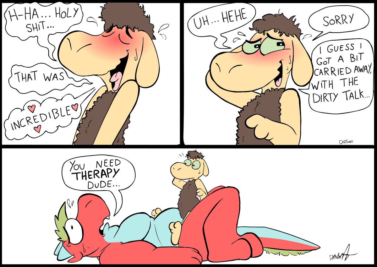 [ NEW JAGO🐉 &amp; SHERVIN🐑 COMIC ] Sometimes it can be easy to get a little carried away in the moment 💀