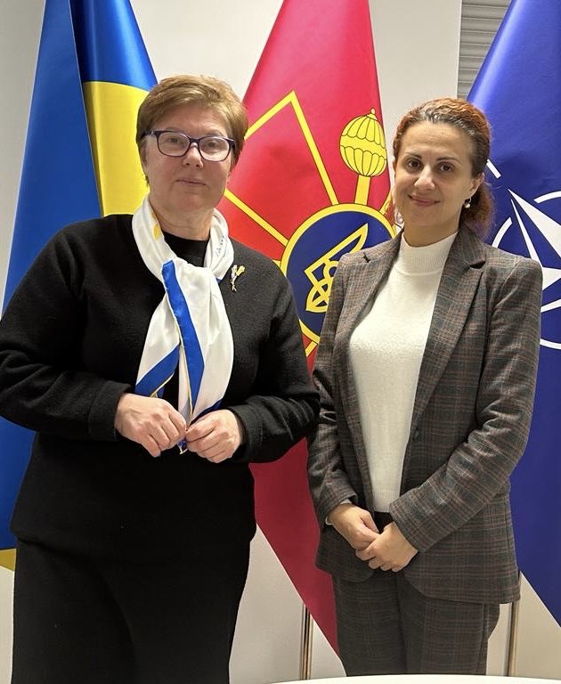 Working meeting with Natalia Kalmykova - Deputy Minister of Defence. Gender Equality, NAP 1325 in defence sector, strengthening institutional structure, trainings for staff on CRSV prevention - are in the focus!
