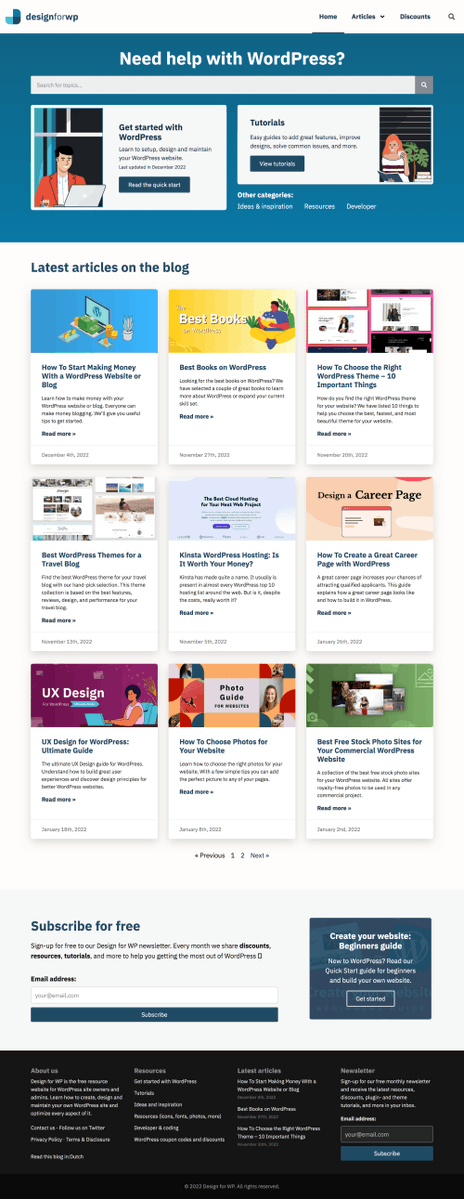 Discover a beautiful #WordPress website: Design for WP beautifulpress.net/website/design… #BlogNewspaper