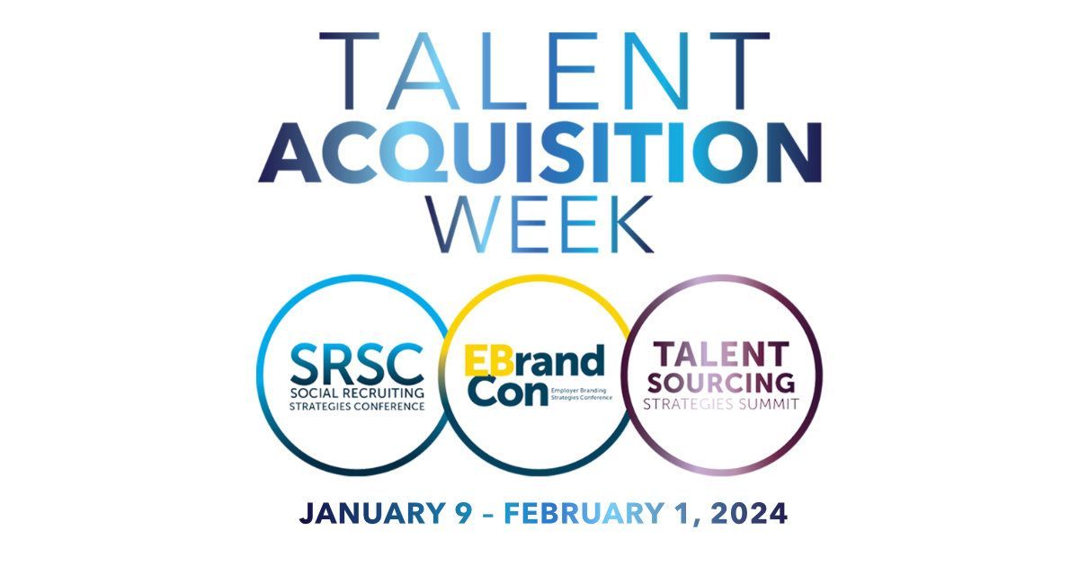 Refresh your #TalentAcquisition strategy in 2024 by attending #TA_Week - Educating Today’s TA Pros for The Future of Recruiting! We’ll see you there! talentacquisitionweek.com

#SRSC #TalentAcquisition #employerbranding #TalentSourcing