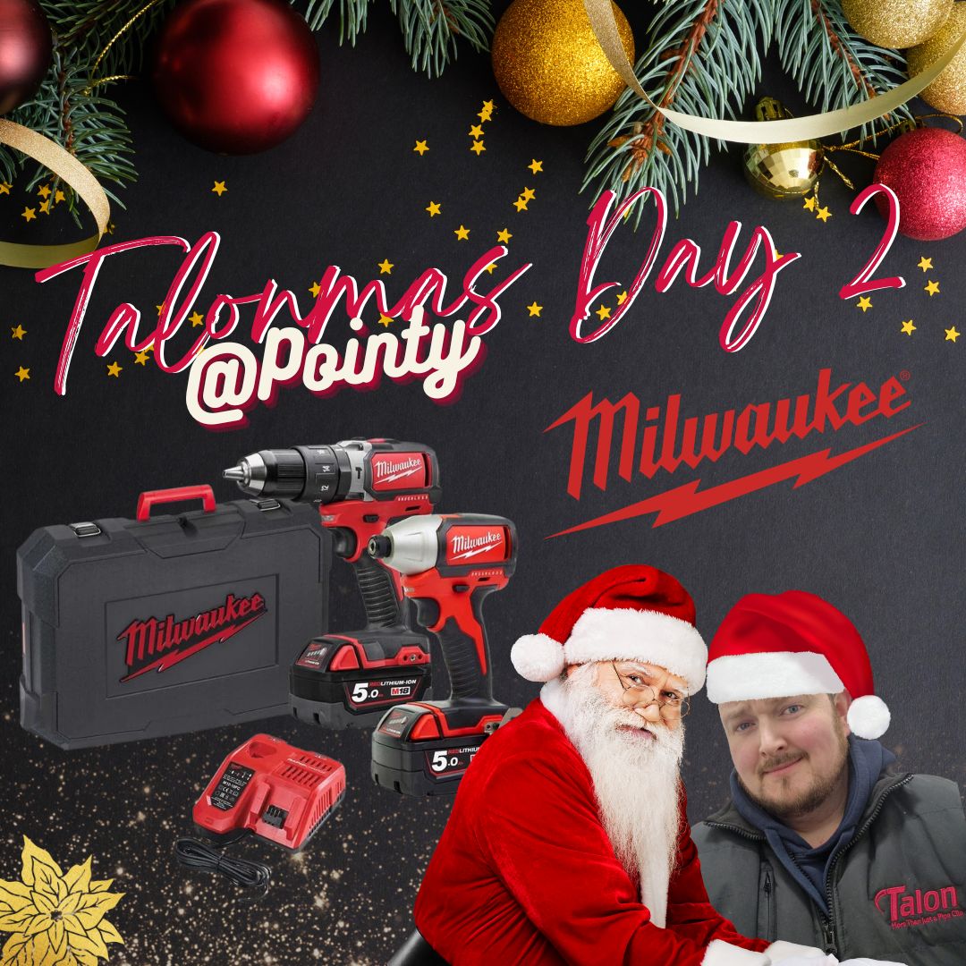 UKTalon's tweet image. TALONMAS DAY 2:
 
Win a Milwaukee M18 BLPP2A2 Brushless Twin Pack 18V 2 x 5.0Ah Li-ion
 
To enter:
 
Follow both @talon.uk and @pointy_plumber
Share the post
Answer: What is your favourite type of cheese? 
 
#giveaway #chirstmasgiveaway #christmascompetition #win #contest  #comp
