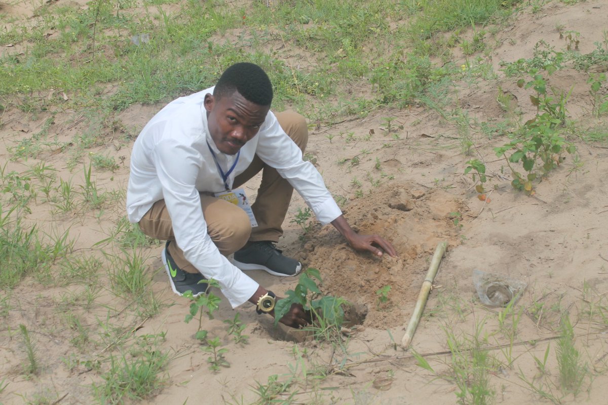 NKwady's tweet photo. Je plante un arbre pour un monde plus sain et plus harmonieux.
#LaJournéenationaledelarbre est l’occasion de sensibiliser et conscientiser mes pairs sur l'importance de planter des arbres.
@Evebazaiba https://t.co/hsn9H8ooSt