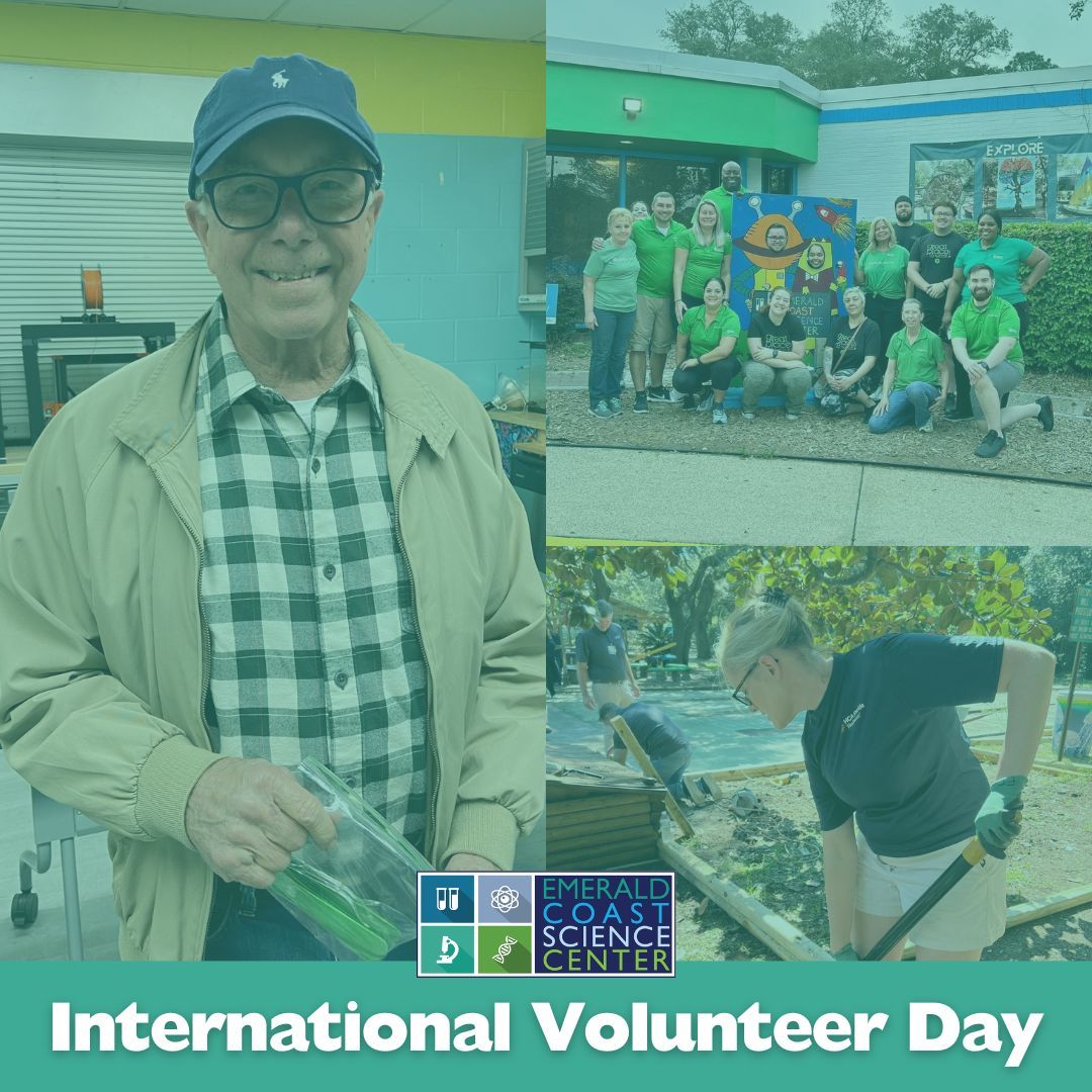 ECScienceCenter's tweet image. On International Volunteer Day, we extend our heartfelt gratitude to our amazing volunteers! Your hard work and dedication light up our mission like constellations in the night sky. 💚✨

To learn how you can become a volunteer with us, visit buff.ly/3J8WGiY
