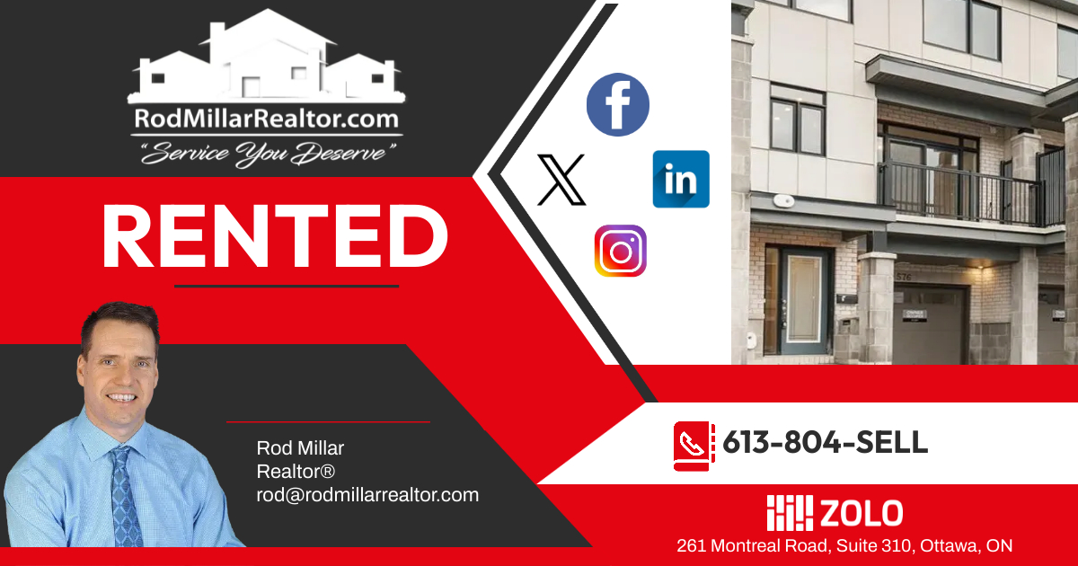 Congrats to my client - desired rental found and secured!! #Rodmillarhomes #rodmillarrealtor #ottawarealtors #ottawarealtor #myottawa #ottawaforrent #zolorealtors #zolorealtorsottawa #movingtoottawa