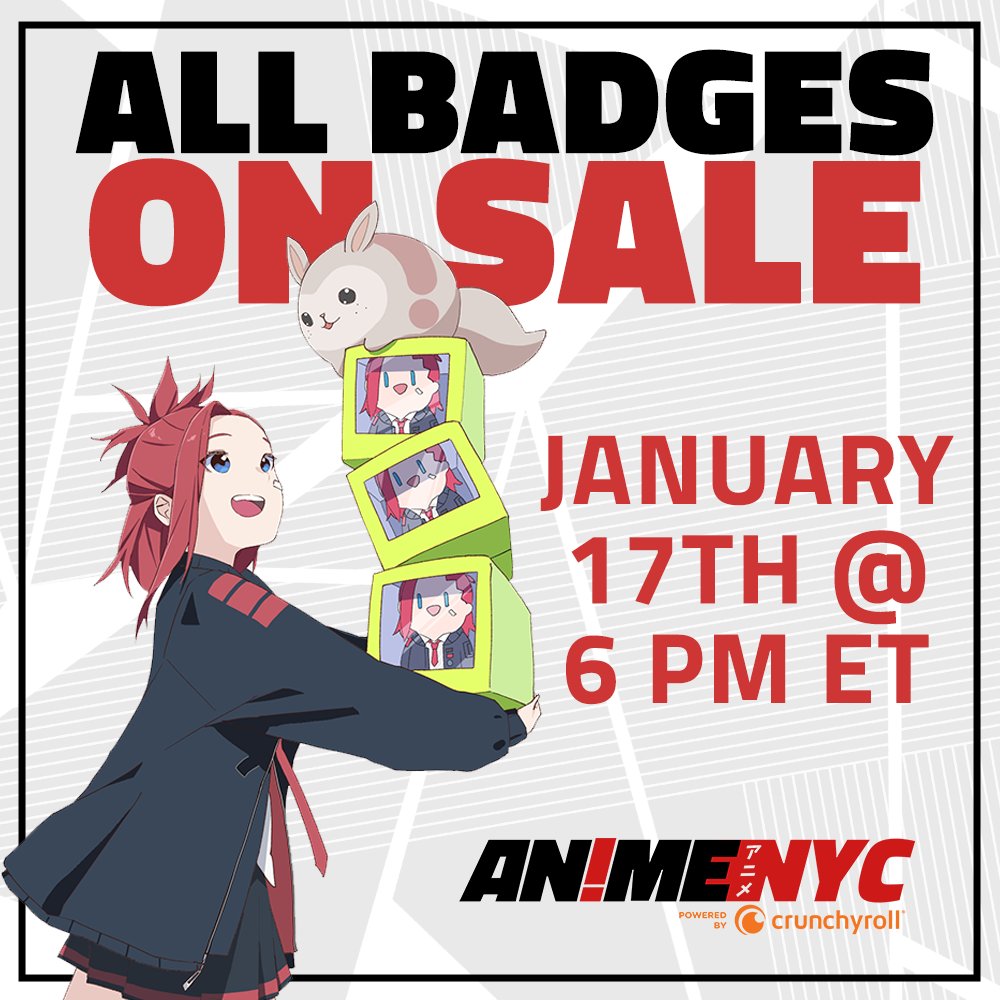 Request sold out badges now in Anime NYC's official Badge Exchange with  Lyte! Can't make it to the con? Return badges through Lyte so they…