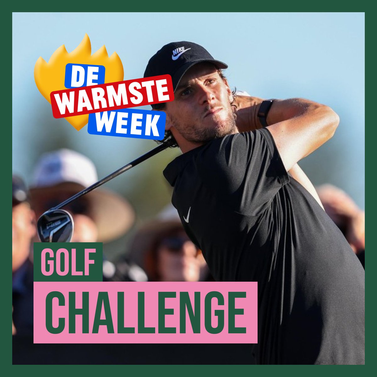 wamp_golf's tweet photo. Net zoals vorig jaar, slaat Thomas Pieters met WAMP en Beats Of Golf de handen in elkaar voor De Warmste Week. Met elke deelname, individueel of als team, vergroot je je kans om uitgenodigd te worden in de finale met Thomas Pieters op vrijdag 22 dec. https://t.co/hutMJkwElP https://t.co/Zd50Zdh127