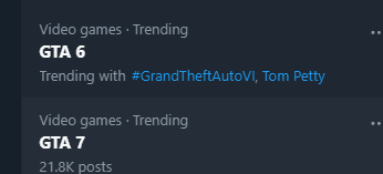 MetalFolf's tweet photo. GTA 6? GTA 7? Why is no one talking about GTA 8? https://t.co/gCwVmrYLzu
