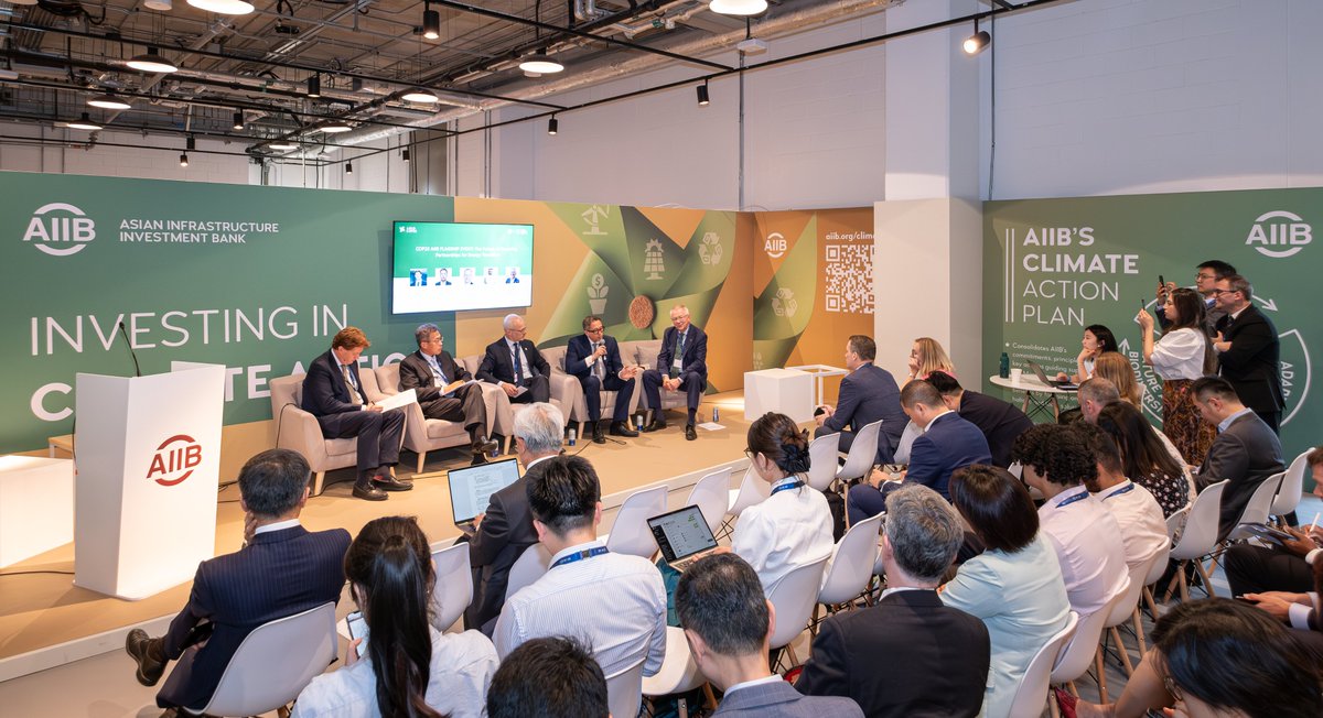 AIIB (@aiib_official) on Twitter photo #COP28 | “We need a deal team for the planet”—<a href="/DrAndrewSteer/">Andrew Steer</a>, President and CEO <a href="/BezosEarthFund/">Bezos Earth Fund</a>
The need for investments in #sustainableinfrastructure to accelerate a #greentransition has never been more profound. Yet, current resources fall short of the immense task at hand. #COP28 | “We need a deal team for the planet”—<a href="/DrAndrewSteer/">Andrew Steer</a>, President and CEO <a href="/BezosEarthFund/">Bezos Earth Fund</a>
The need for investments in #sustainableinfrastructure to accelerate a #greentransition has never been more profound. Yet, current resources fall short of the immense task at hand.