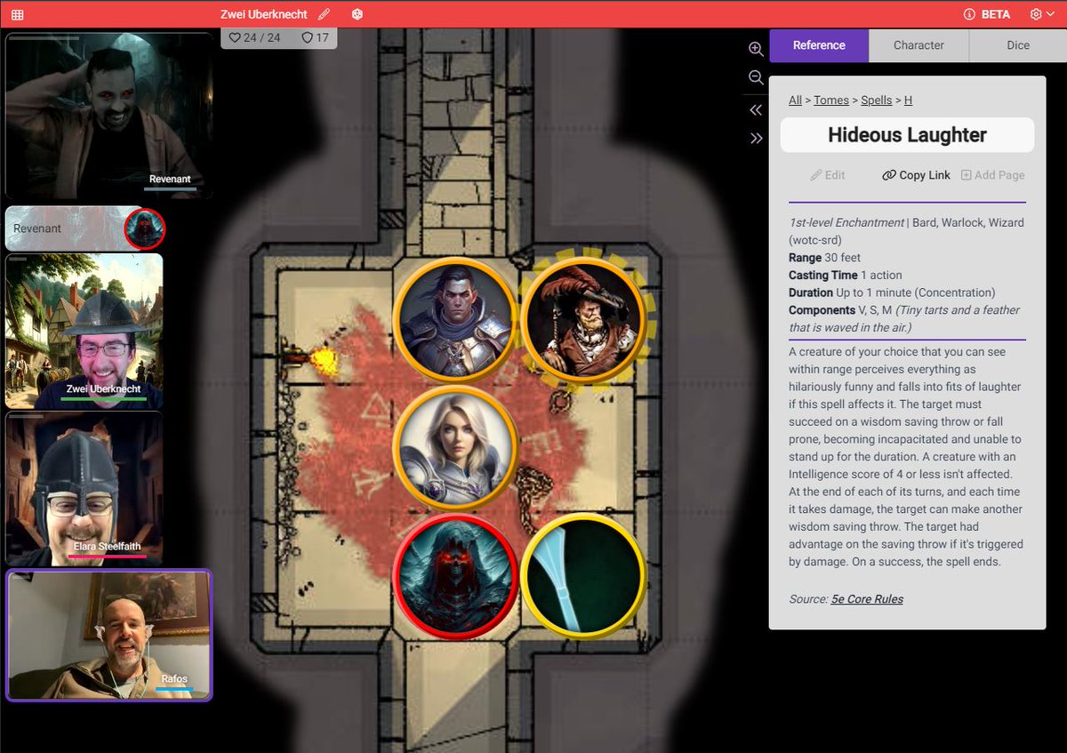 tabyltop's tweet image. Interested in trying an easier VTT?

Tabyltop&apos;s open playtesting is going on now! 

Load maps and tokens in seconds, take advantage of #Open5e, #Advanced5e and #SRD content preloaded and ready to play!

Link for a free sign-up below!