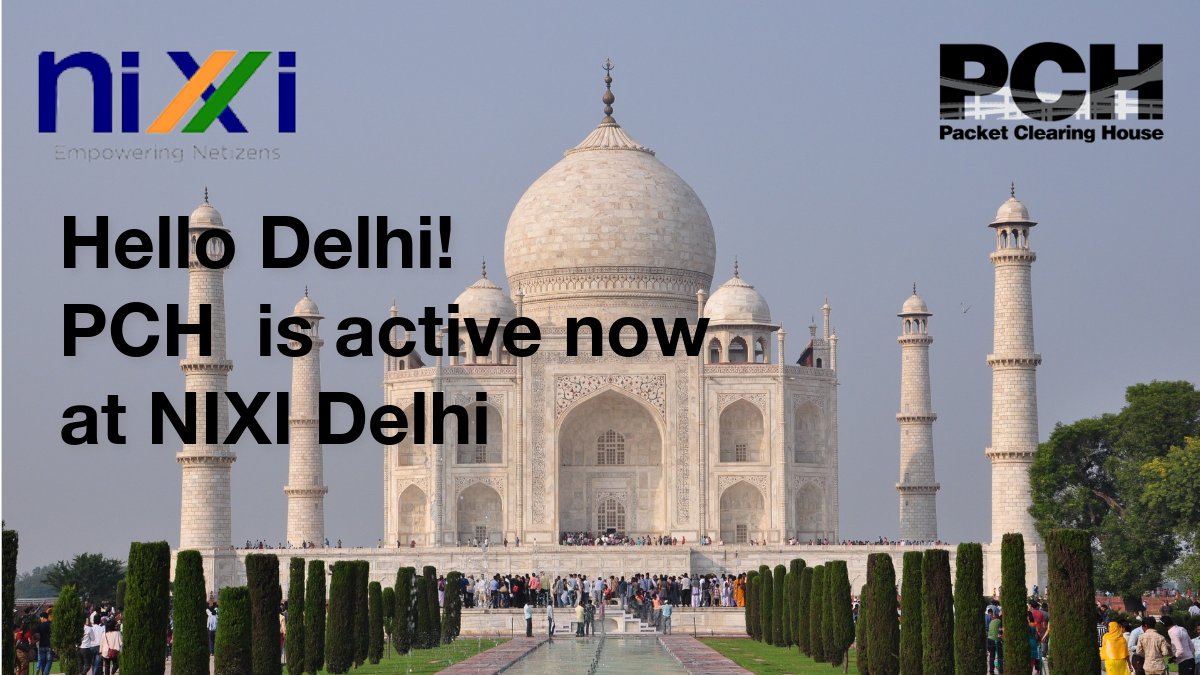 PCHglobal's tweet photo. Hello Delhi!
We are very happy to announce that we are now active and ready for #peering at NIXI Delhi!
Thank you @CtrlSDC and @inregistry team for helping us to make this happened!
#dns #peering #Quad9 https://t.co/UObykcOnVd