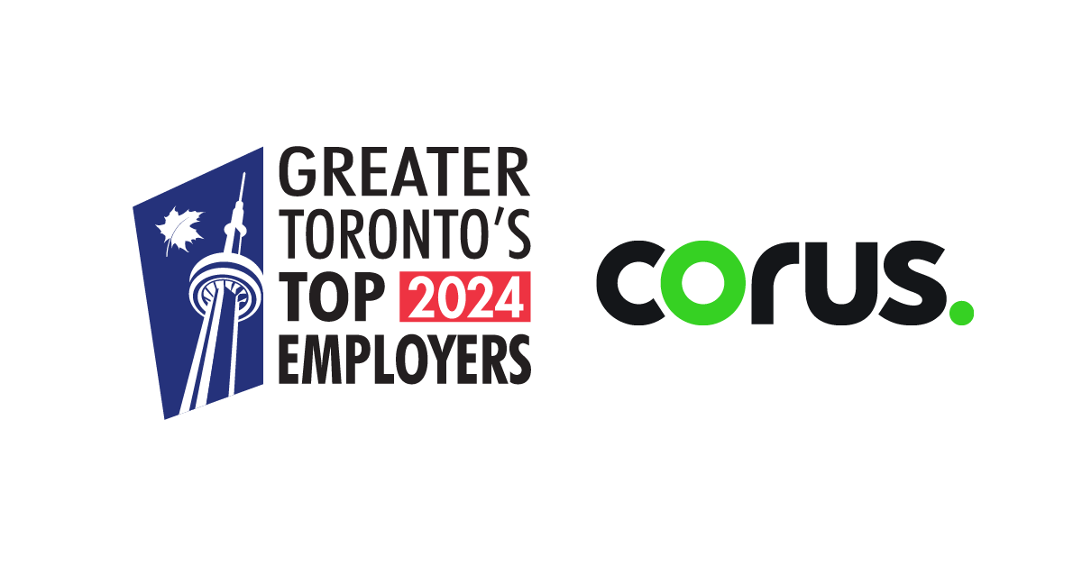 We're thrilled to share that @top_employers has named us as one of 2024 #GTATopEmployers. We are proud that our commitment and initiatives supporting our people and culture has been recognized for the last 12 years! #WeAreCorus