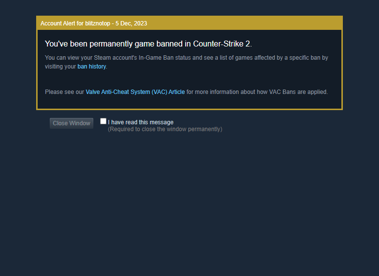 C4Enjoyer's tweet photo. @CounterStrike I just got into csgo 2...... 

Mr. Gabe I no cheat plz unban https://t.co/HlYOBVrNjS