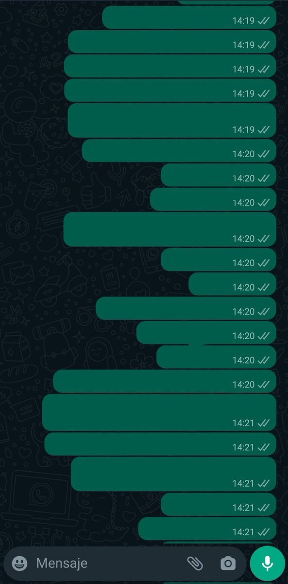 yo y los que no sabemos hablar en un solo mensaje