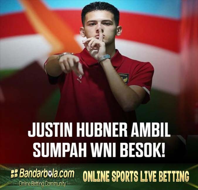 BandarBolaTop's tweet photo. https://t.co/uoCXYRVLfS
Tanggal 6 Desember 2023 besok, Justin Hubner akan di sumpah menjadi WNI.
#PSSI #jakartahits #hijabers #tiktokindo #sexy #instagram #cewekcb #cewekseksi #instagood #cewekindonesia #wanitacantik #cewekbali #kekinianbanget #ceweksexy #model #cewe #gadis https://t.co/ZE8wF0qSAL