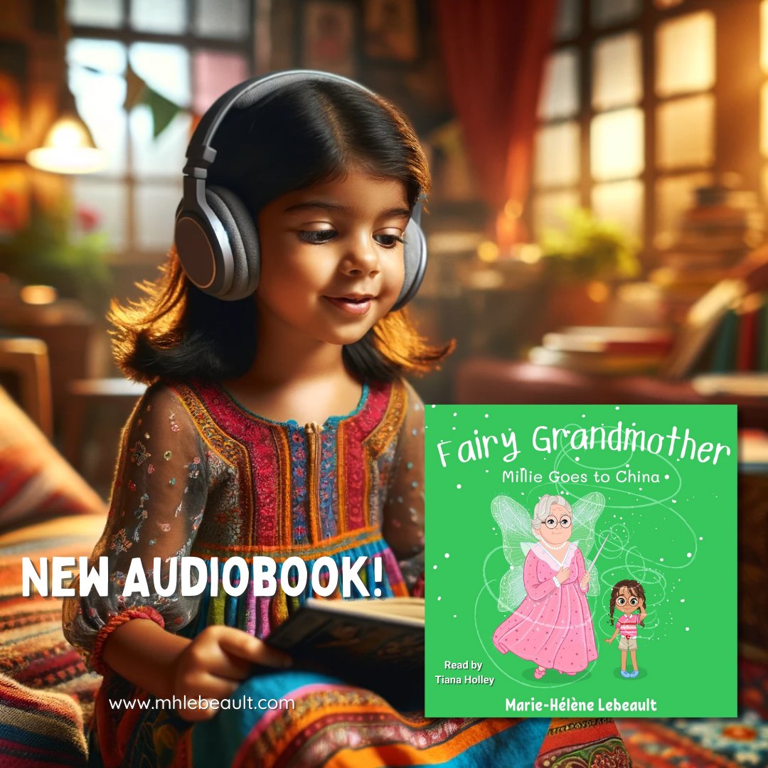 Listen to the amazing Tiana Holley narrate
Fairy Grandmother: Millie Goes to China

books.beachesandtrailspublishing.com/audiobooks/fai…

#audiobooks #picturebooks #kidlit #childrensbooks #audible