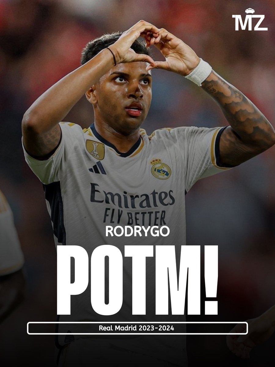 theMadridZone's tweet image. 🚨⭐️ OFFICIAL: Rodrygo is Real Madrid’s POTM for November.
