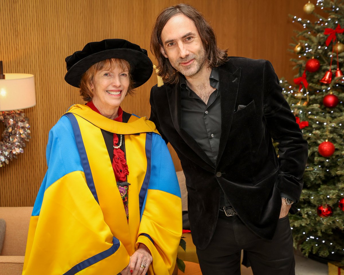 Lovely to see novelist @paullynchwriter celebrate Jane Urquhart's Honorary Doctorate Jane Urquhart @ucddublin @UCD_English today